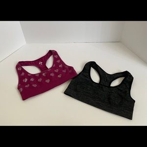 Justice sports bra set